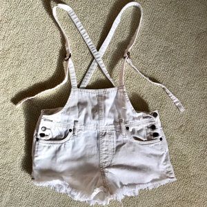 Free People Overall Shorts